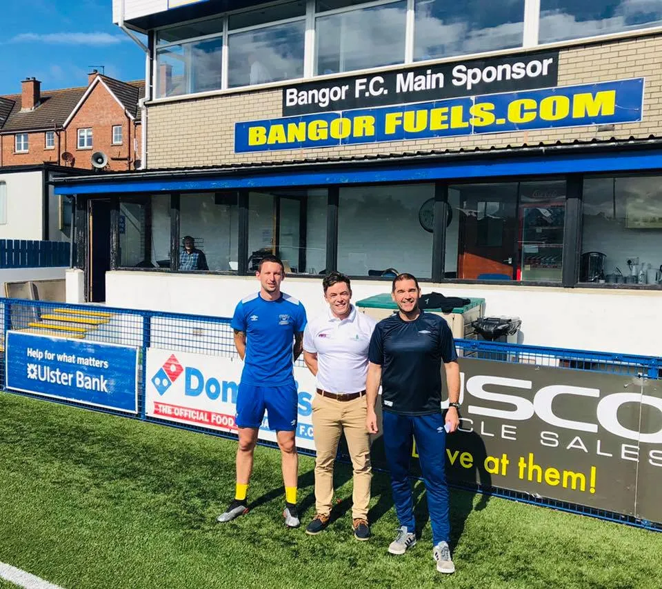 Bangor FC players treated at North Down Chiropractic